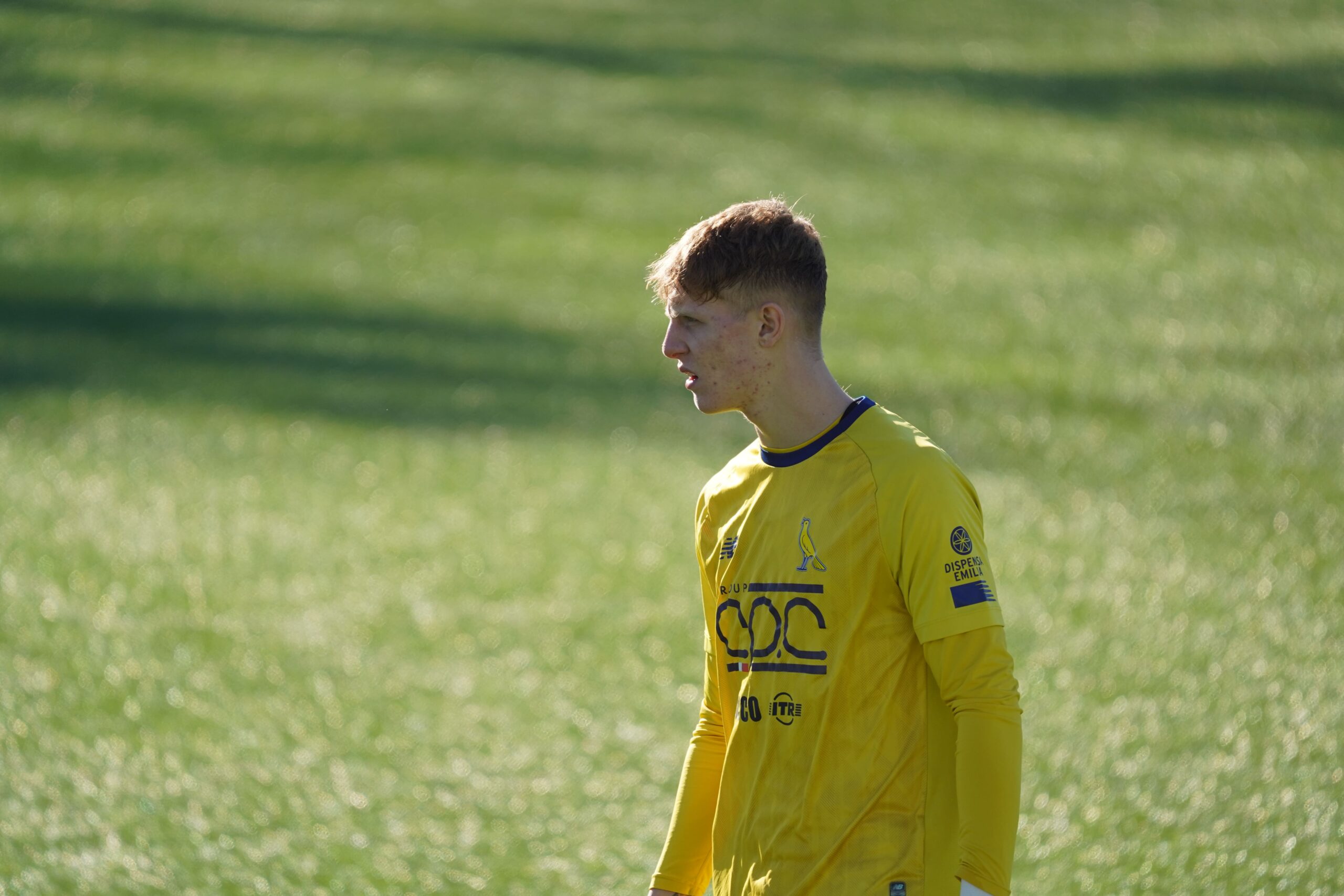 Edoardo Olivieri con la maglia del Modena