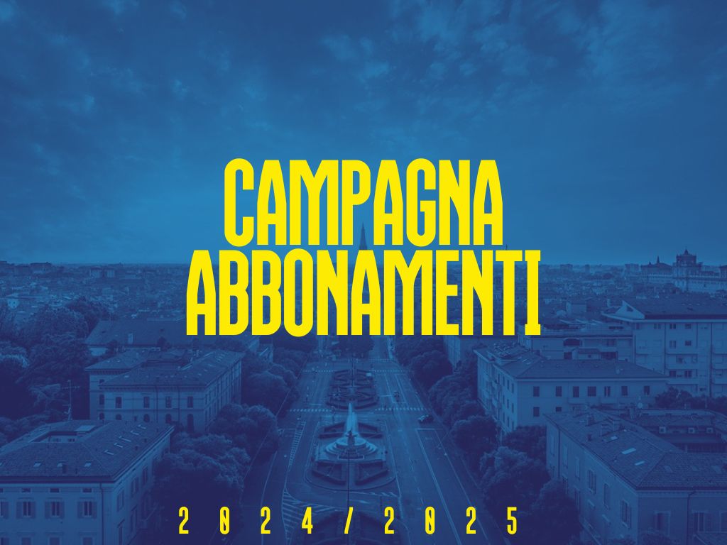 Modena fc Campagna abbonamenti 24/25