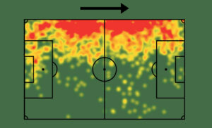 Heatmap Paulo Azzi Cagliari