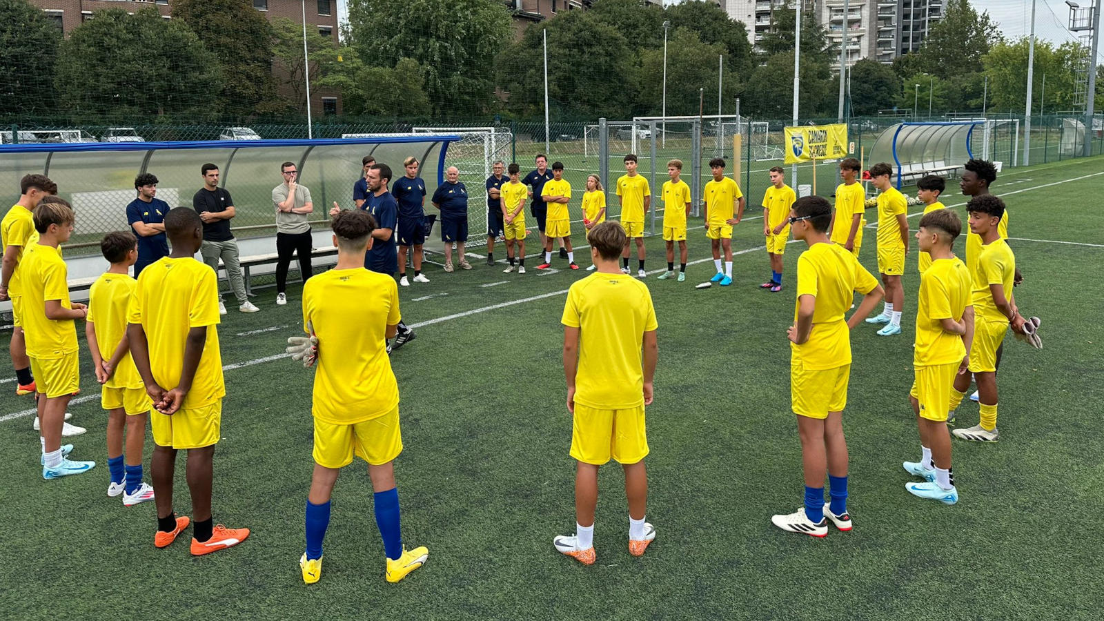 Allenamento Under14 Modena campi San Paolo