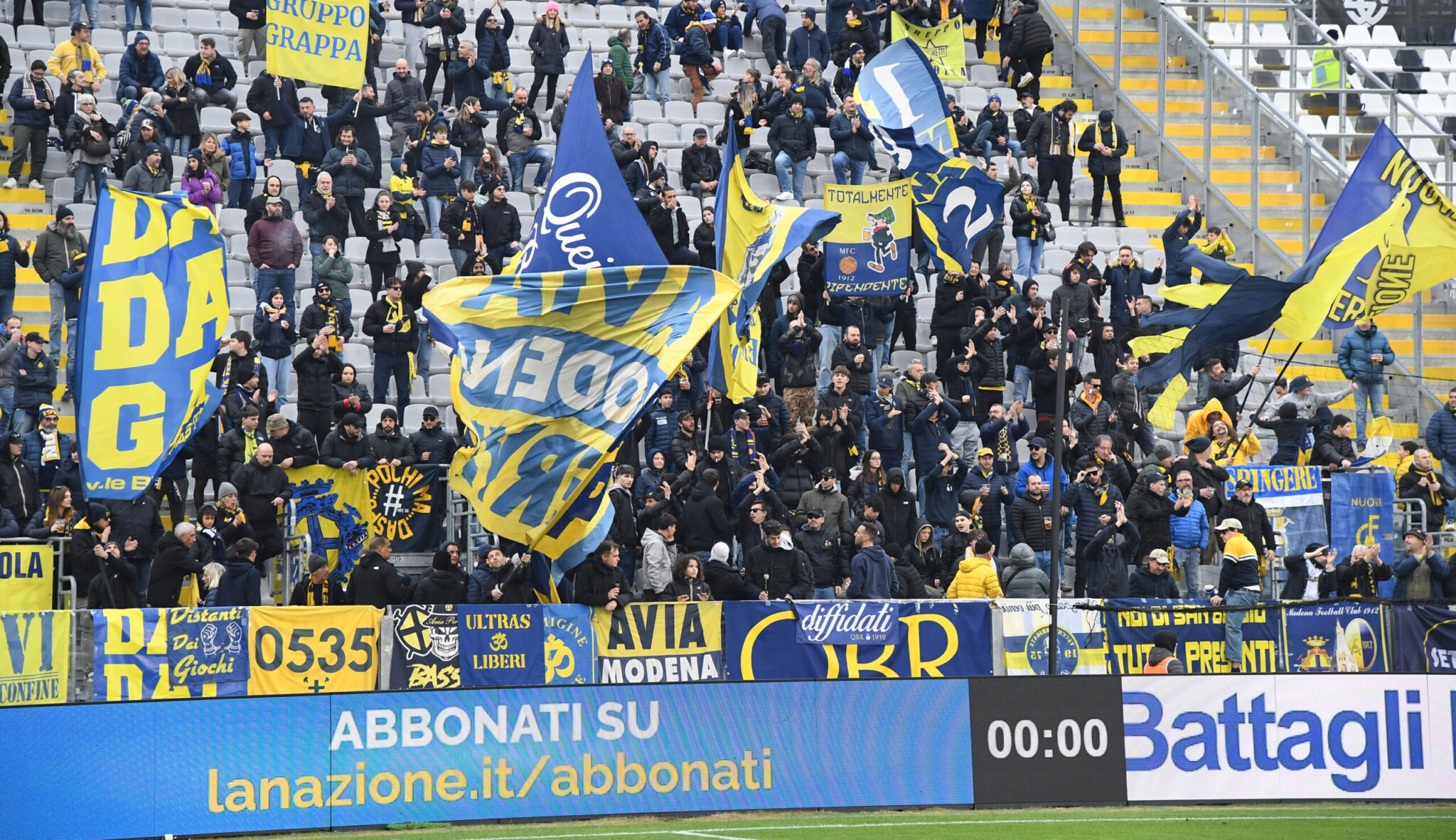 Spezia-Modena biglietti settore ospiti