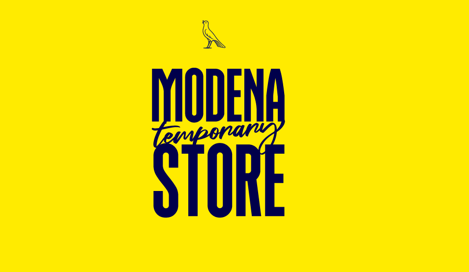 temporary store Modena in piazza Roma dicembre 2024