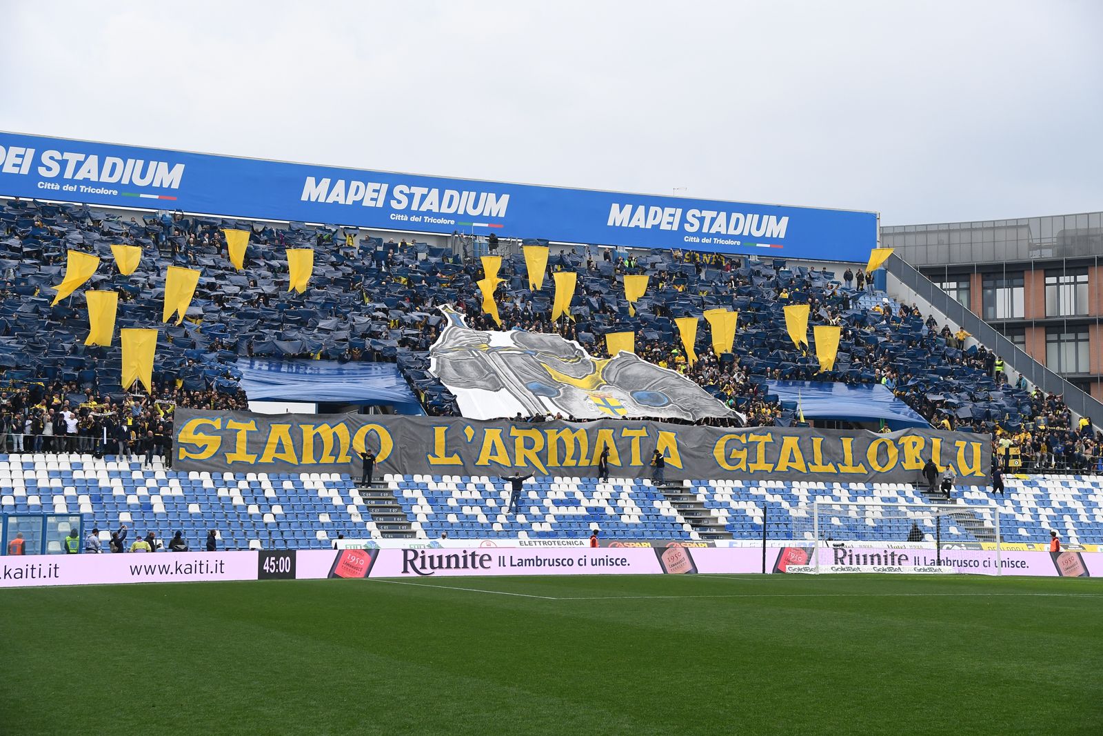 Reggiana-Modena biglietti coreografia curva ospiti Serie B