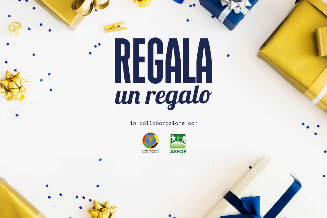 ASEOP e Modena #RegalaUnRegalo Natale 2024