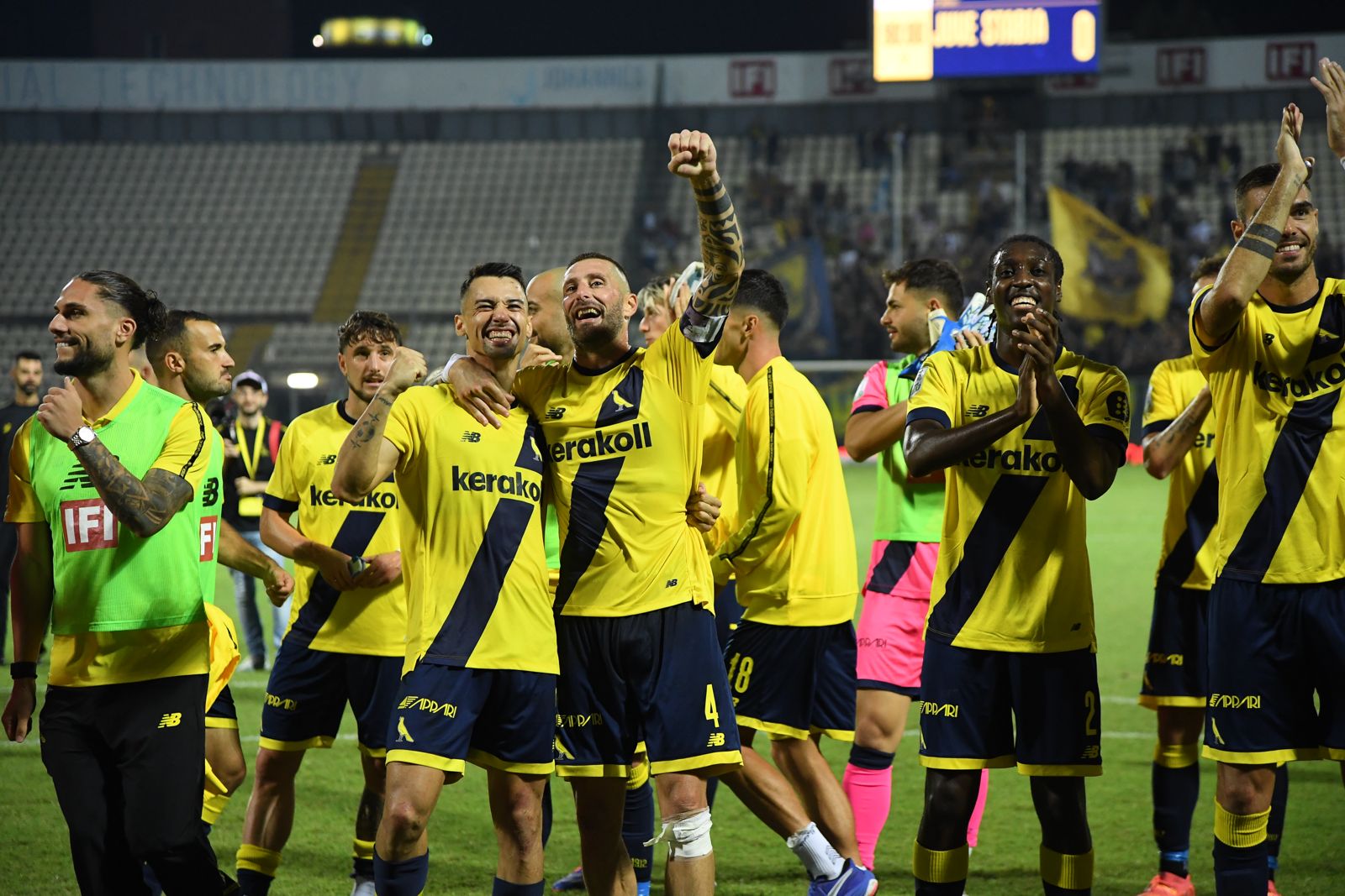 Juve Stabia-Modena foto giocatori Modena al Braglia